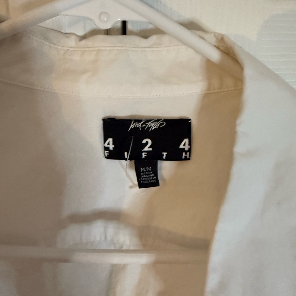 Lord & Taylor White Blazer